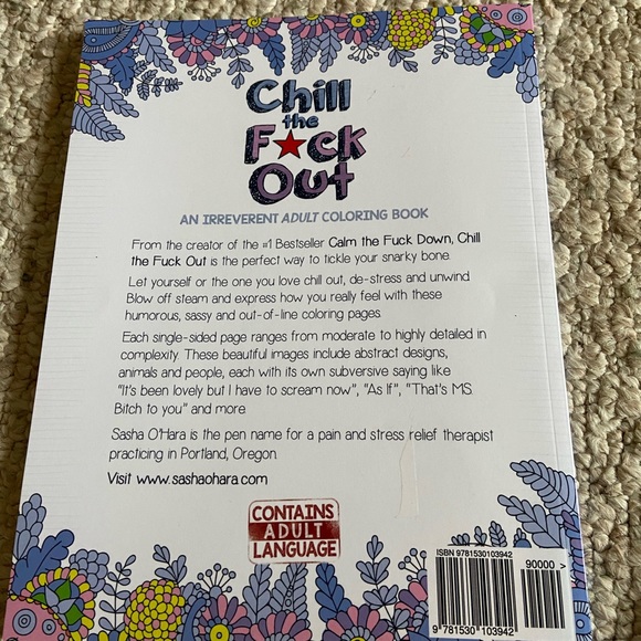 1 book by The Captain and 2 colouring books - fun swear words - colour therapy - Picture 5 of 9